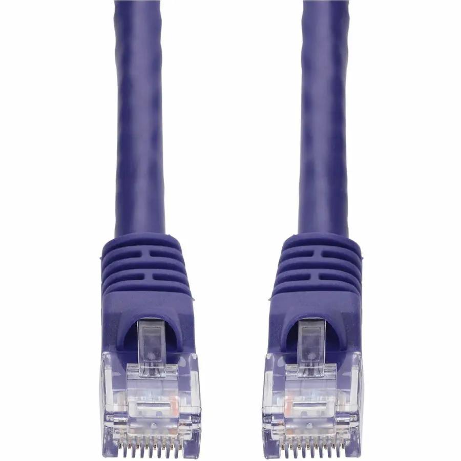 AddOn 5ft Purple CAT 6A PVC Ethernet Cable with Snagless Bubble Boot (RJ-45 Male to Male) by AddOn