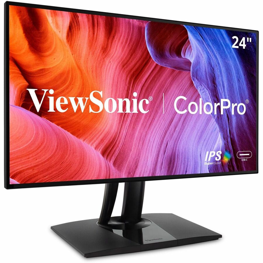 ViewSonic VP2468A 24-Inch ColorPro IPS Monitor with Factory-Calibrated Color Accuracy and USB-C Connectivity