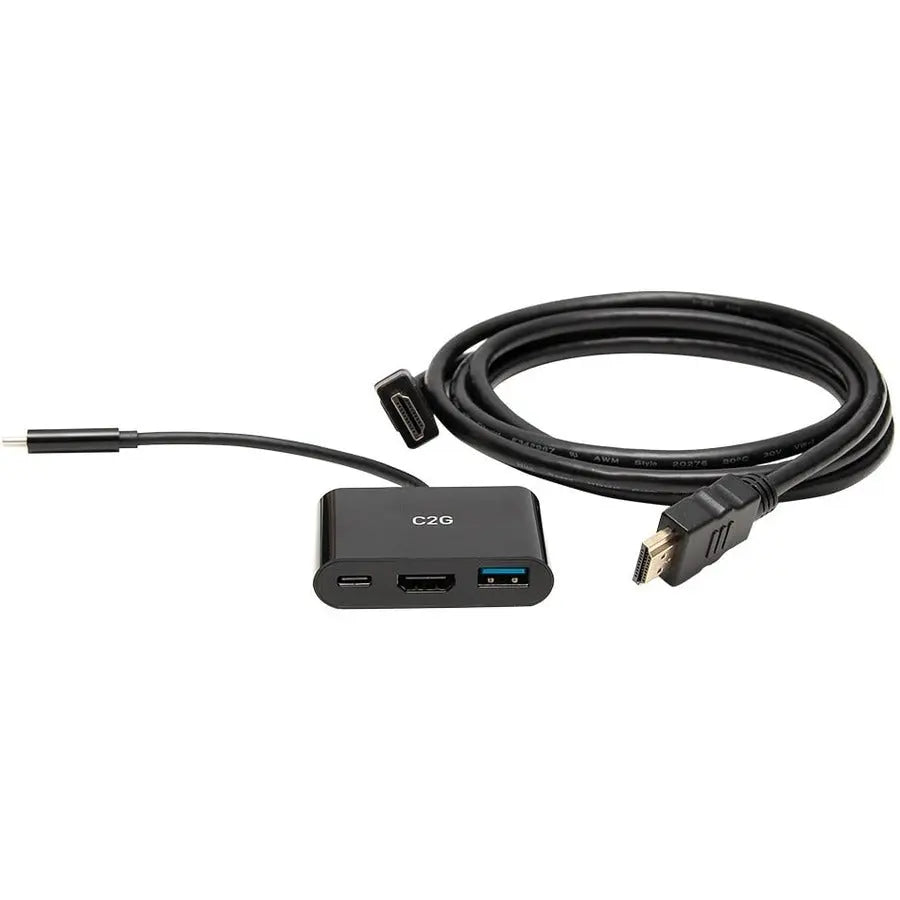 Legrand Group C2G USB-C 3-in-1 Mini Dock Kit for Chromebooks with 4K HDMI & 60W Power Delivery