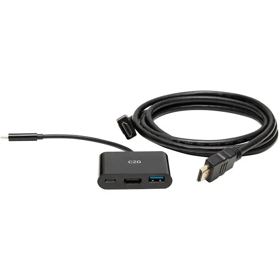 Legrand Group C2G USB-C 3-in-1 Mini Dock Kit for Chromebooks with 4K HDMI & 60W Power Delivery by Legrand Group