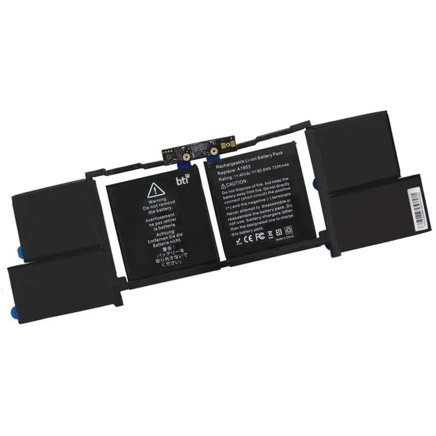 BTI A1953-BTI 11.4V 66.7Wh Lithium-Ion Battery for MacBook Pro 15-inch Mid 2018-2019