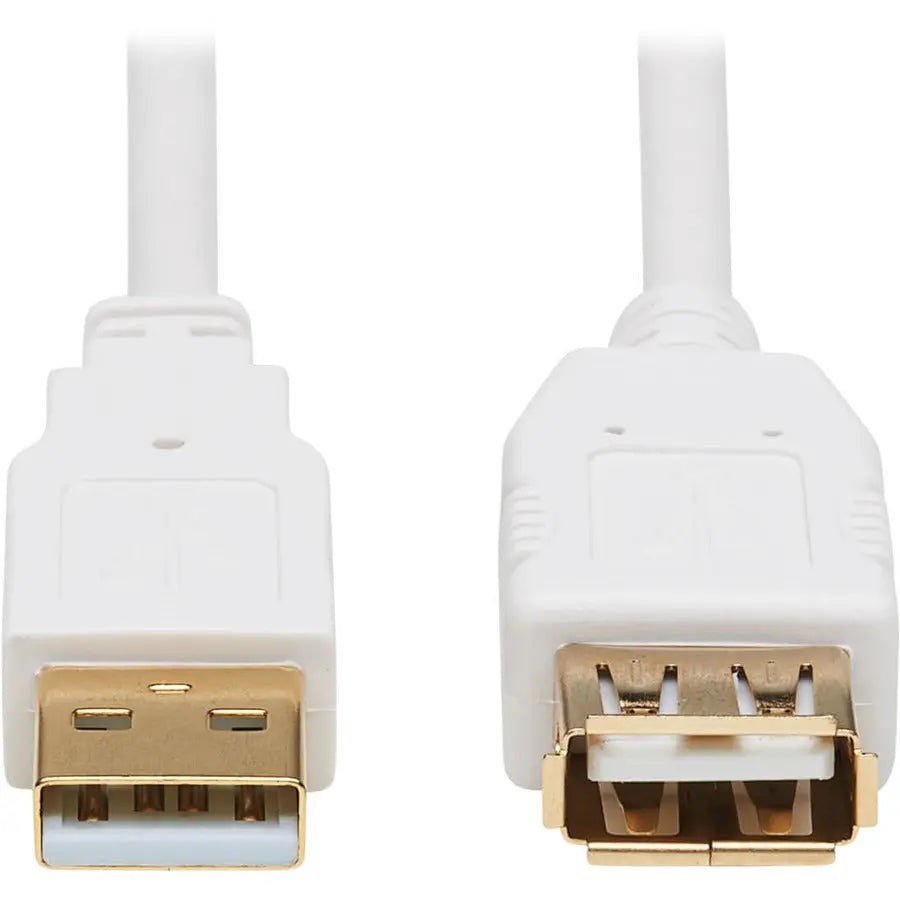 Eaton Tripp Lite Series U024AB-003-WH USB-A Antibacterial Extension Cable, 3 ft., White