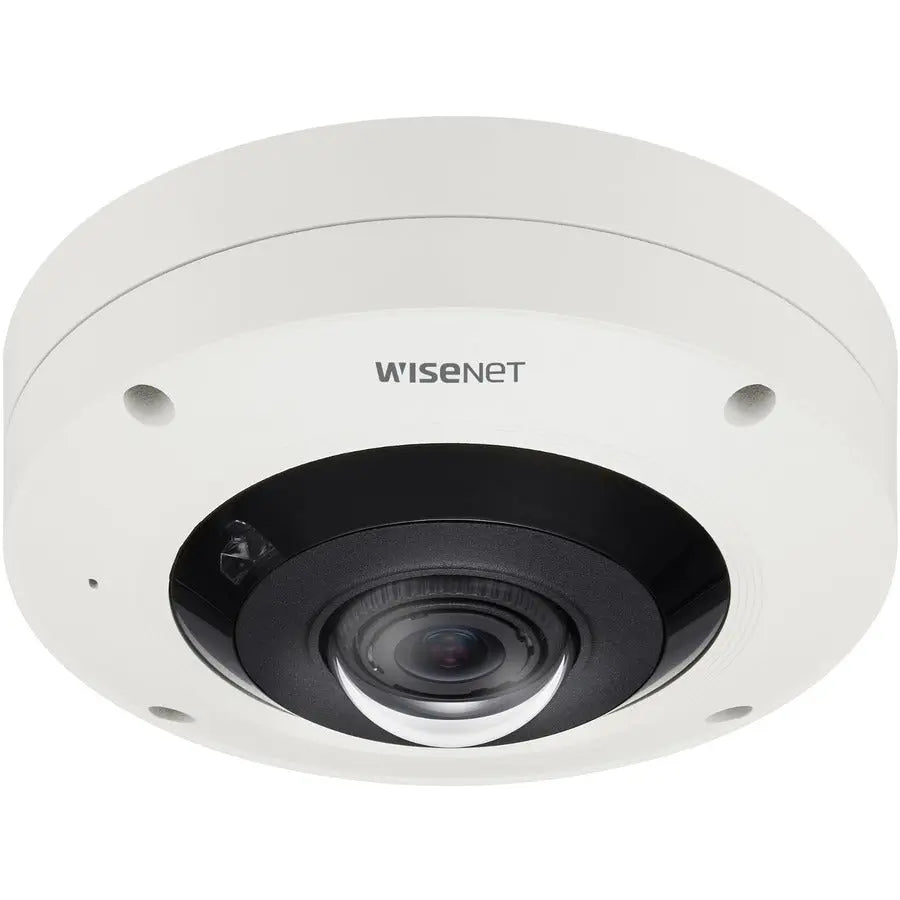 Wisenet XNF-9010RV 12MP Outdoor Fisheye Network Camera with IR and 360° Coverage