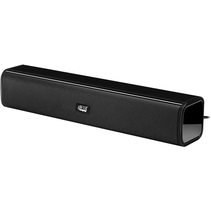 Adesso Xtream S5 USB-Powered Desktop Sound Bar Speaker with Dynamic 10W Stereo Sound