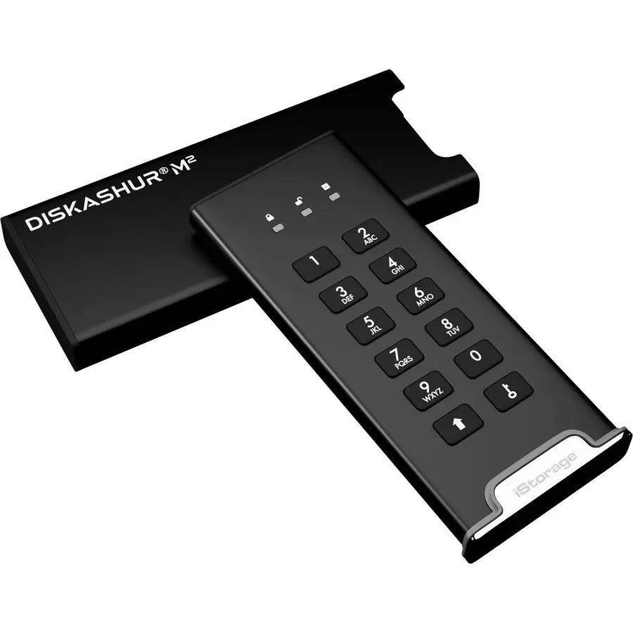 iStorage diskAshur M2 Portable SSD 500GB – Rugged, Encrypted External Drive with FIPS 140-3 Level 3 Compliance