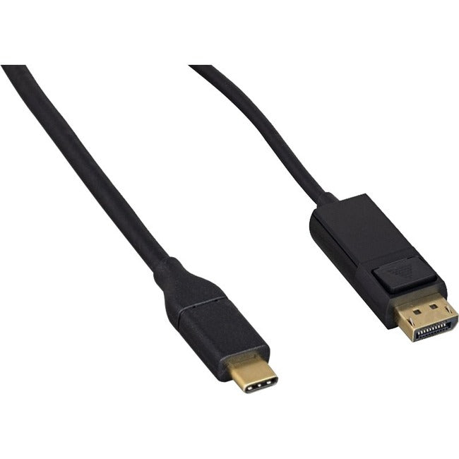 NSI Industries ENET USB 3.1C Male to DisplayPort Male Cable with Latches, 6 Feet, 4K 60Hz Compatibility