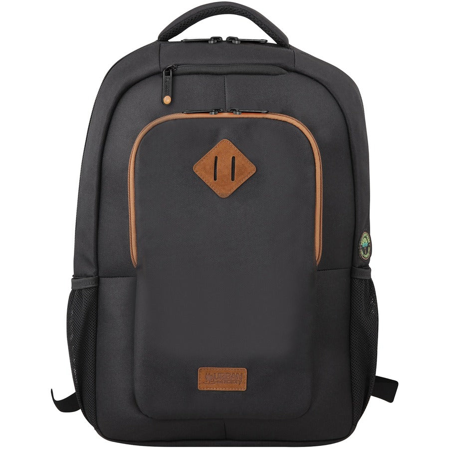 Urban Factory CYCLEE Eco Laptop Backpack for 15.6-Inch Laptop, ECB15UF, Black
