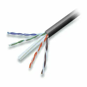 1000FT CAT6 BLACK PVC SOLID    CABL