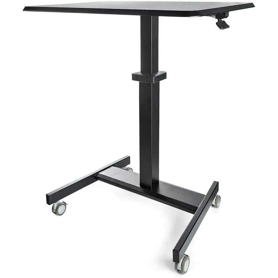 StarTech.com Mobile Standing Desk STSCART2 - Adjustable Height Sit-Stand Workstation on Wheels
