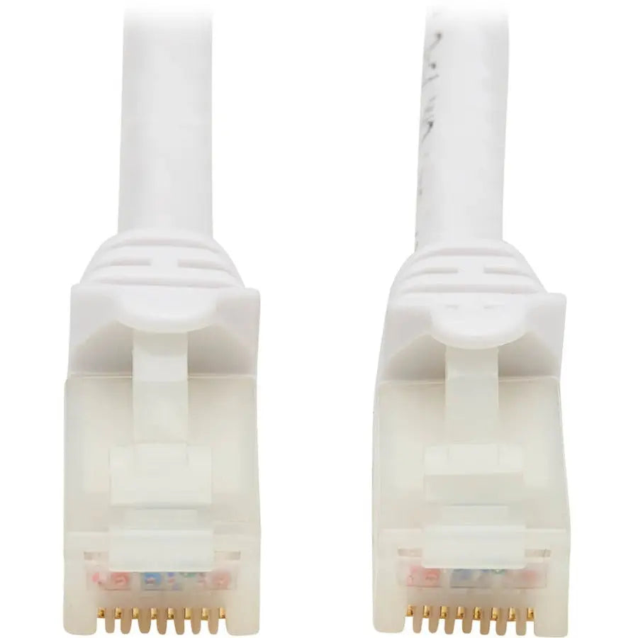 Eaton Tripp Lite Series Safe-IT Cat6a 10G Ethernet Cable (3 ft., White) with Antibacterial RJ45 Connectors