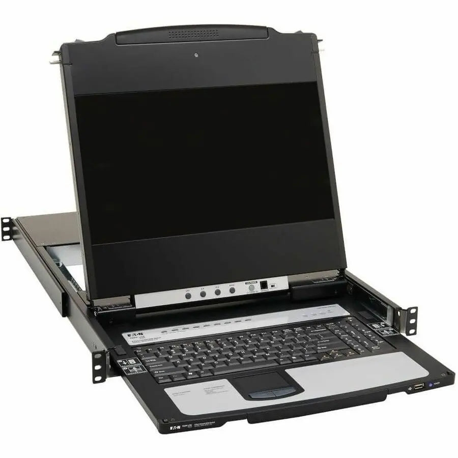 Eaton Corporation B030-DP08-17D 8-Port DisplayPort KVM Switch Console with 17-Inch LCD for Rack Mounting
