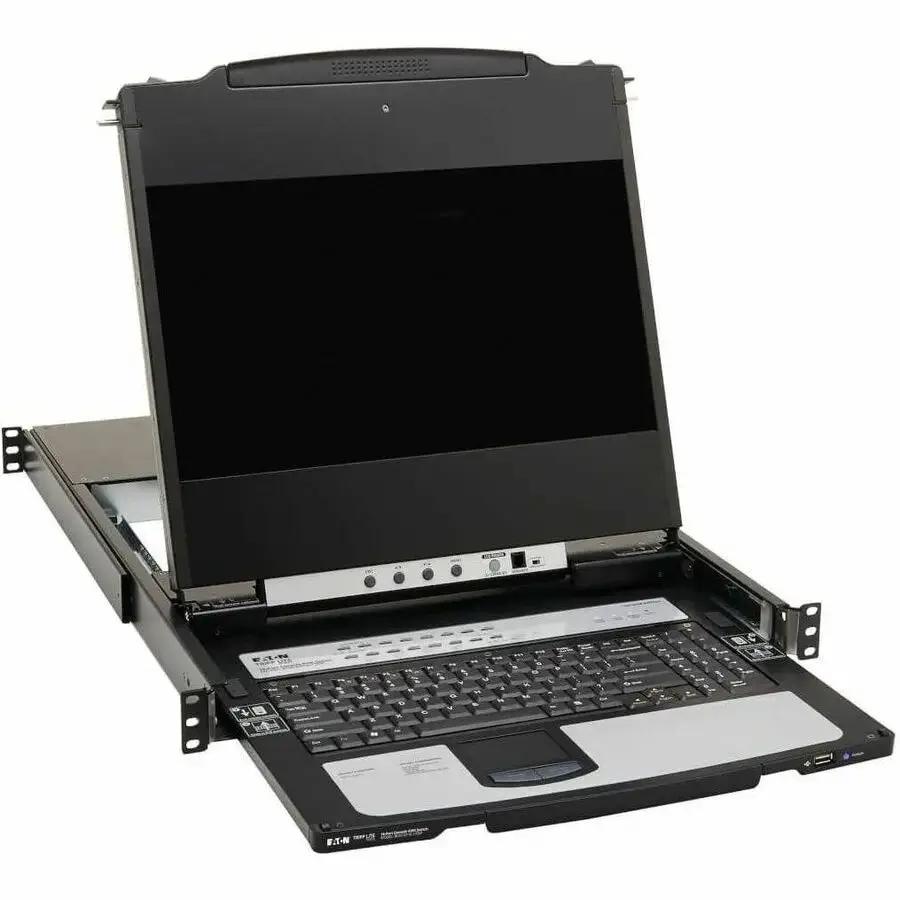 Eaton Corporation Tripp Lite B030-DP16-17DIP 16-Port DisplayPort KVM Switch Console with 17-Inch LCD and IP Remote Access by Eaton Corporation