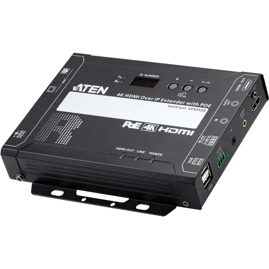 ATEN VE8952R 4K HDMI over IP Receiver with PoE for Seamless AV Distribution