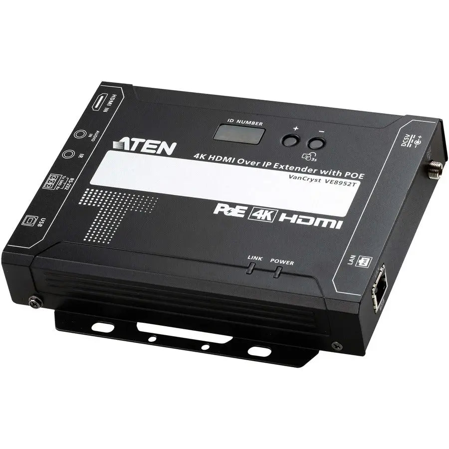 ATEN VE8952T 4K HDMI over IP Transmitter with PoE - High-Quality Video Extension and Network Scalability