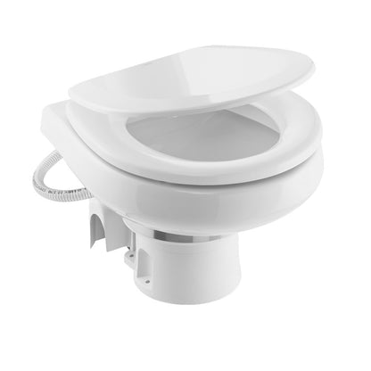 Dometic MasterFlush 7260 Electric Macerating Marine Toilet with Orbit Base, Raw Water, 12V – 9610007285