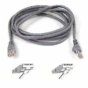 Belkin Cat. 6 UTP Patch Cable - Gray, RJ45 Ethernet Network Cable for Reliable High-Speed Connectivity
