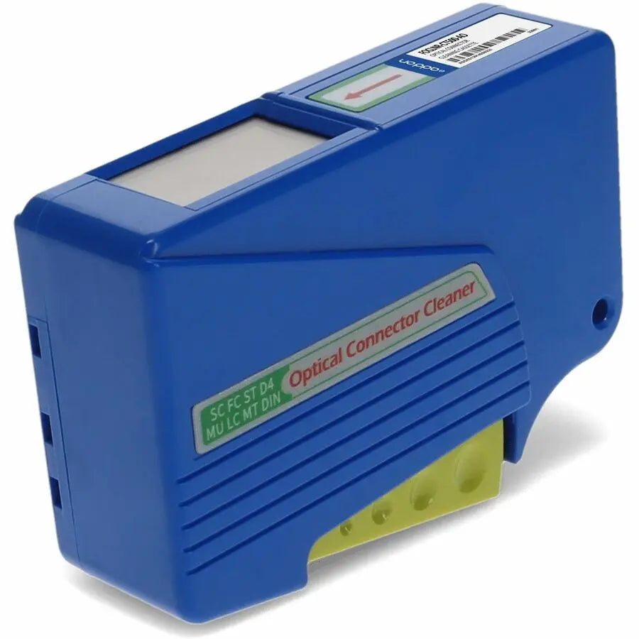AddOn Optical Connector Cleaning Cassette FOCLNR-CT500-AO for FC, SC, LC, ST, MU, D4, DIN, PC, and APC Connectors