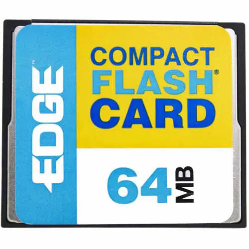 EDGE Tech 64MB Digital Media CompactFlash Card – High-Speed Data Transfer for Digital Cameras and Devices