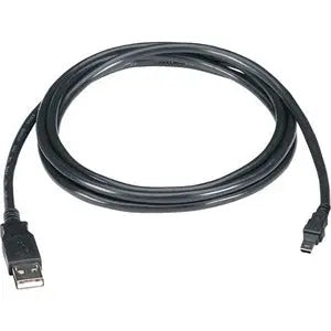 Black Box USB 2.0 A to Mini-B Cable – 6 ft. Shielded Data Transfer Cable with Lifetime Warranty