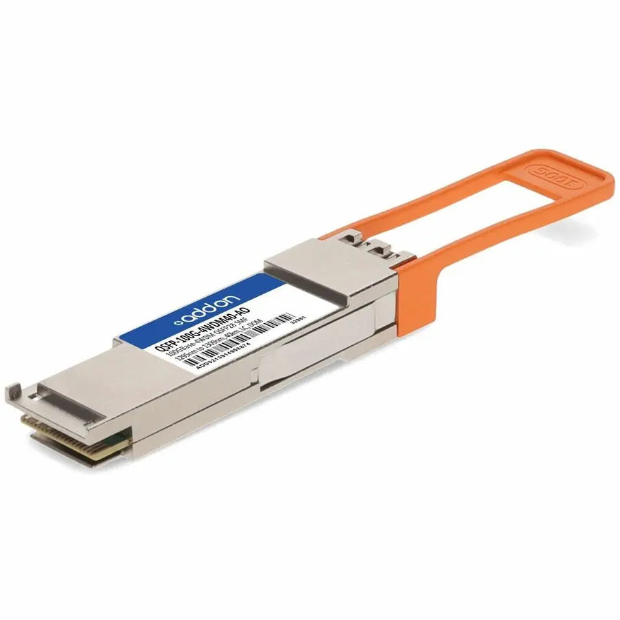 AddOn Juniper Networks QSFP28 Module (Part No: QSFP-100G-4WDM40-AO) – 40km Single-Mode Fiber Transceiver