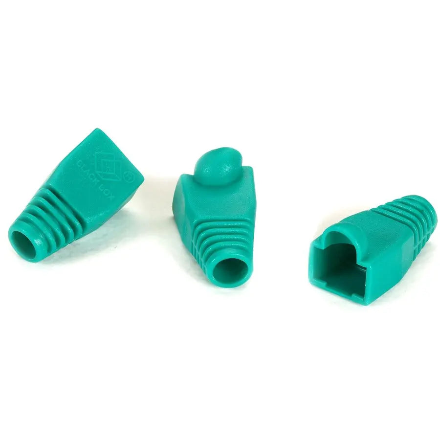 Black Box Corporation Snagless Boot - Green, 50-Pack for RJ-45 Cable Management and Protection