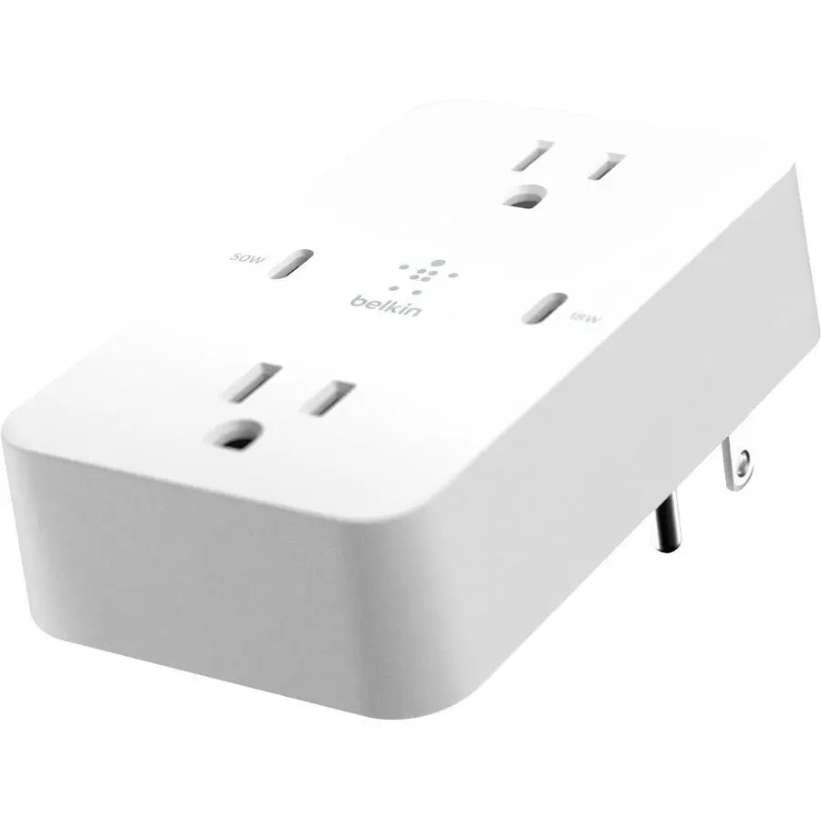 USB-C PD WALL PLATE 68W 2X AC  PWR
