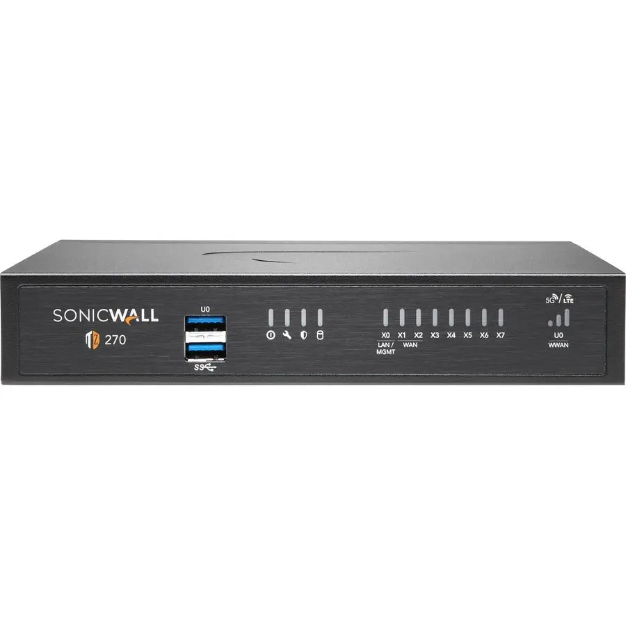 SonicWall TZ270 Network Security Firewall Appliance - NextGen NGFW with 10GbE Interfaces