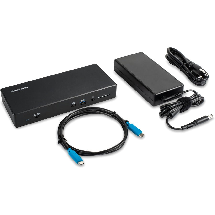 Kensington SD4850P USB-C Docking Station with 10Gbps Data Transfer and 100W Power Delivery for Windows Laptops