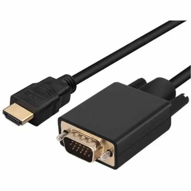 Axiom High Speed HDMI Male to VGA Male Active Cable 6ft - Reliable A/V Connectivity Solution