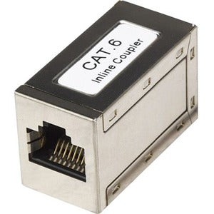 Intellinet Cat6 Modular Inline Coupler - Reliable RJ-45 Network Adapter in Silver