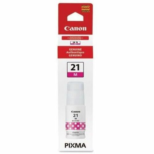 Canon GI-21 Magenta Inkjet Refill Bottle for Canon MegaTank Printers