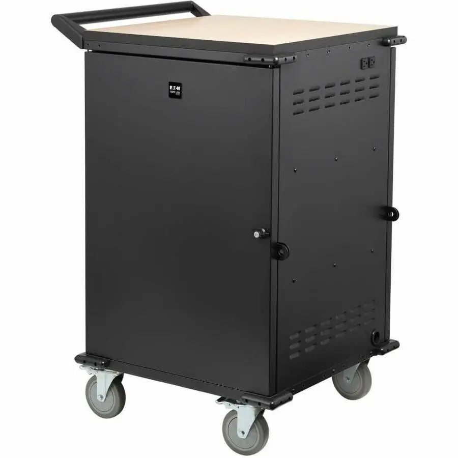 Eaton Tripp Lite Series CSCSTORAGE1 Locking Mobile Storage Cart for AV Equipment and Devices - Black