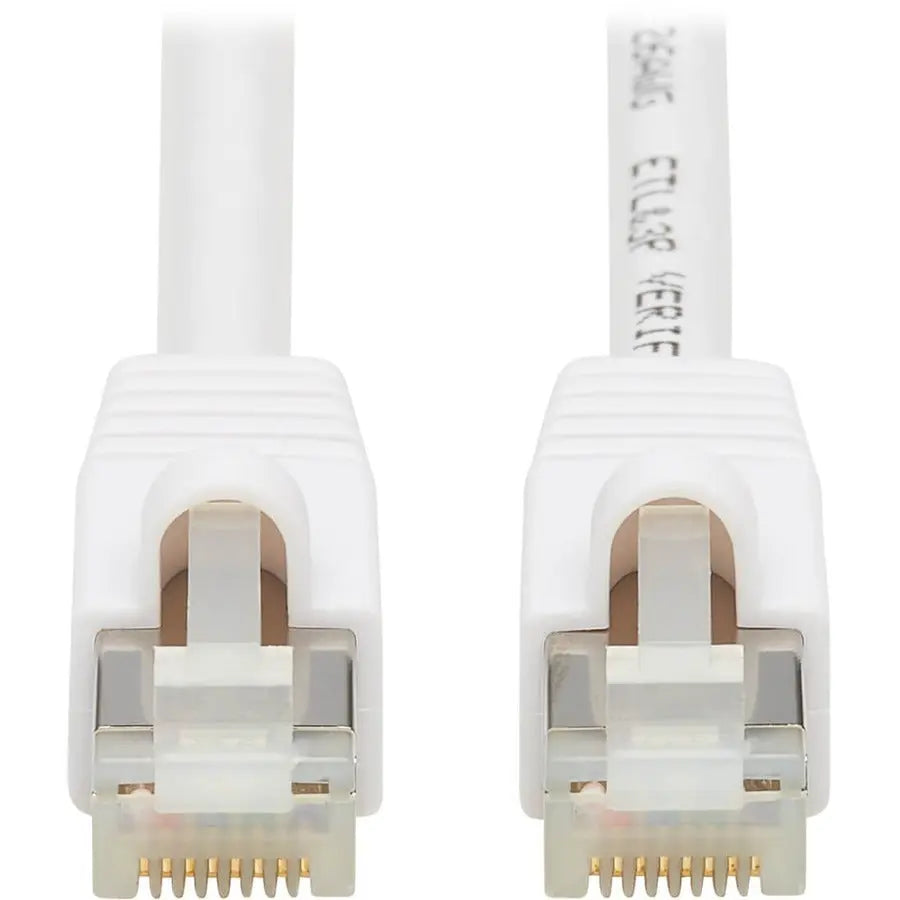 Eaton Tripp Lite Series N262AB-020-WH 20ft Cat6a S/FTP Network Cable with Antibacterial Coating and PoE Support