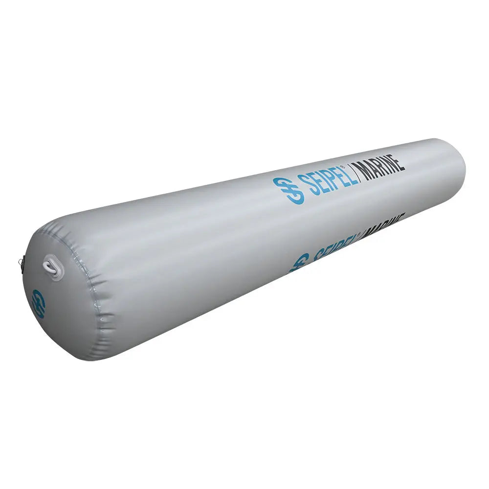 Seipel Marine 10' Inflatable Boat Bumper - Grey for Dock Protection and Tie-Ups