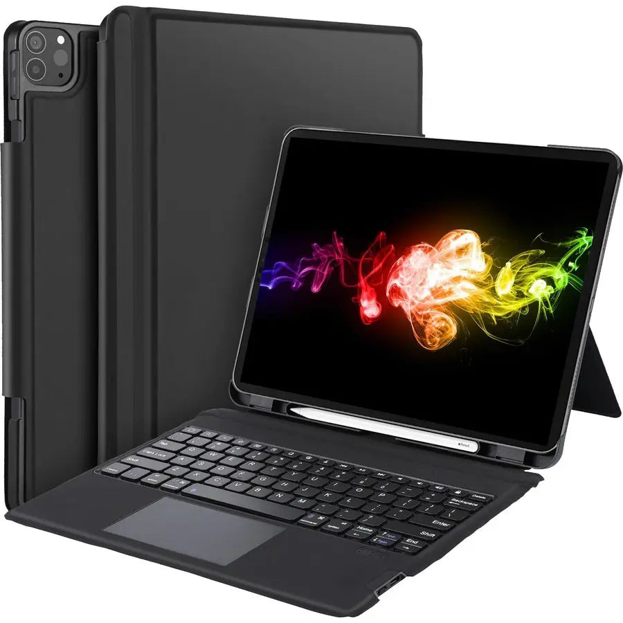 CODi Bluetooth Keyboard Folio Case with Track Pad for iPad Pro 12.9" (Gen 4) – Black