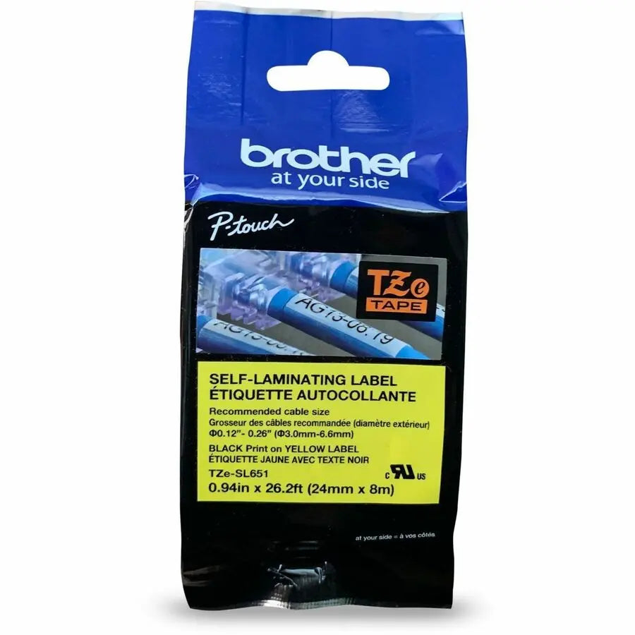 Brother Industries TZESL651 Self-Laminating Tape for P-touch Printers