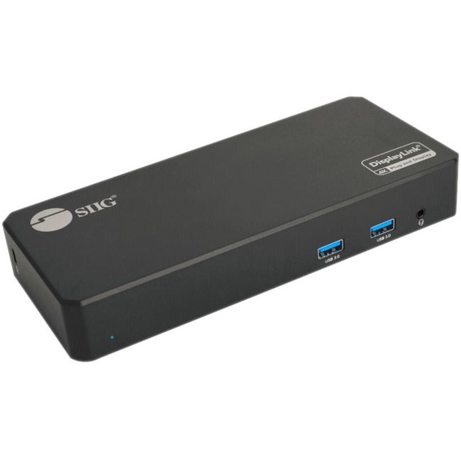 SIIG JU-DK0J11-S1 Universal Hybrid Triple 4K Video Docking Station with Power Delivery 3.0
