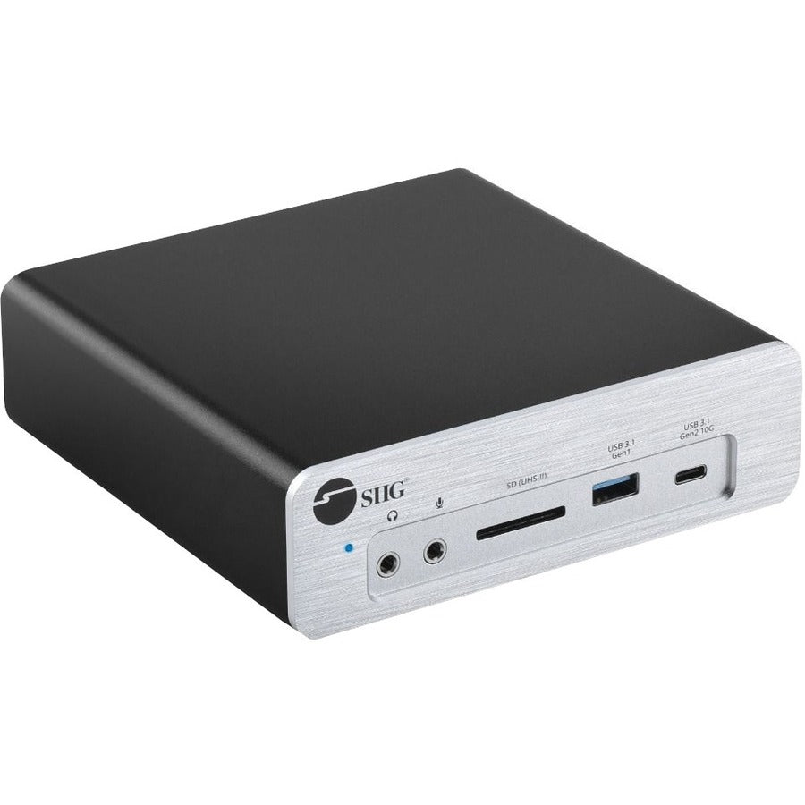 SIIG Thunderbolt 3 DP 1.4 Docking Station with Dual M.2 NVMe SSD & 87W Power Delivery