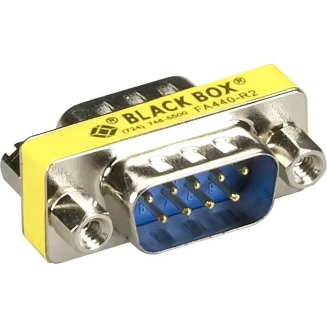Black Box FA440-R2 Gender Changer - DB9 Male to DB9 Male Data Transfer Adapter