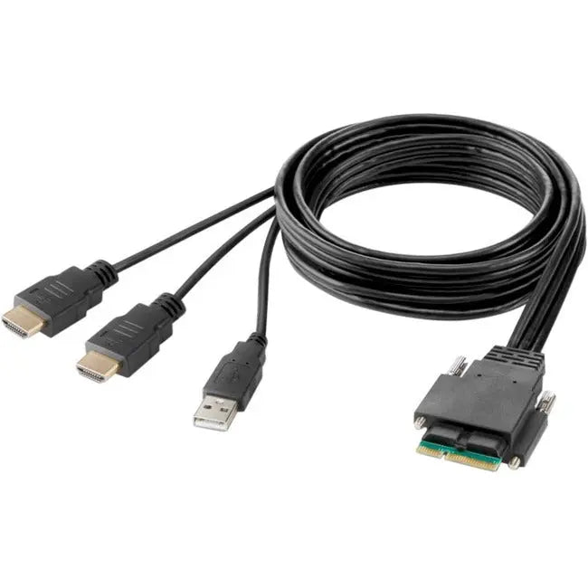 Belkin Modular HDMI Dual-Head Host Cable 6 ft. for High-Resolution KVM Connections