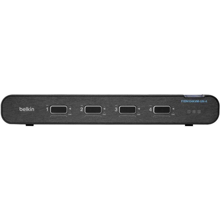 Belkin Universal 2nd Gen Secure KVM Switch, 4-Port Single-Head CAC, F1DN104KVM-UN-4