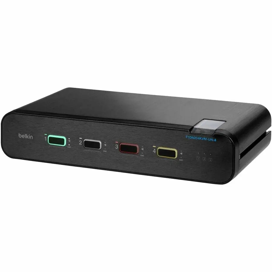 Belkin Universal 2nd Gen Secure 4-Port Dual Head KVM Switch with CAC, Model F1DN204KVM-UN-4
