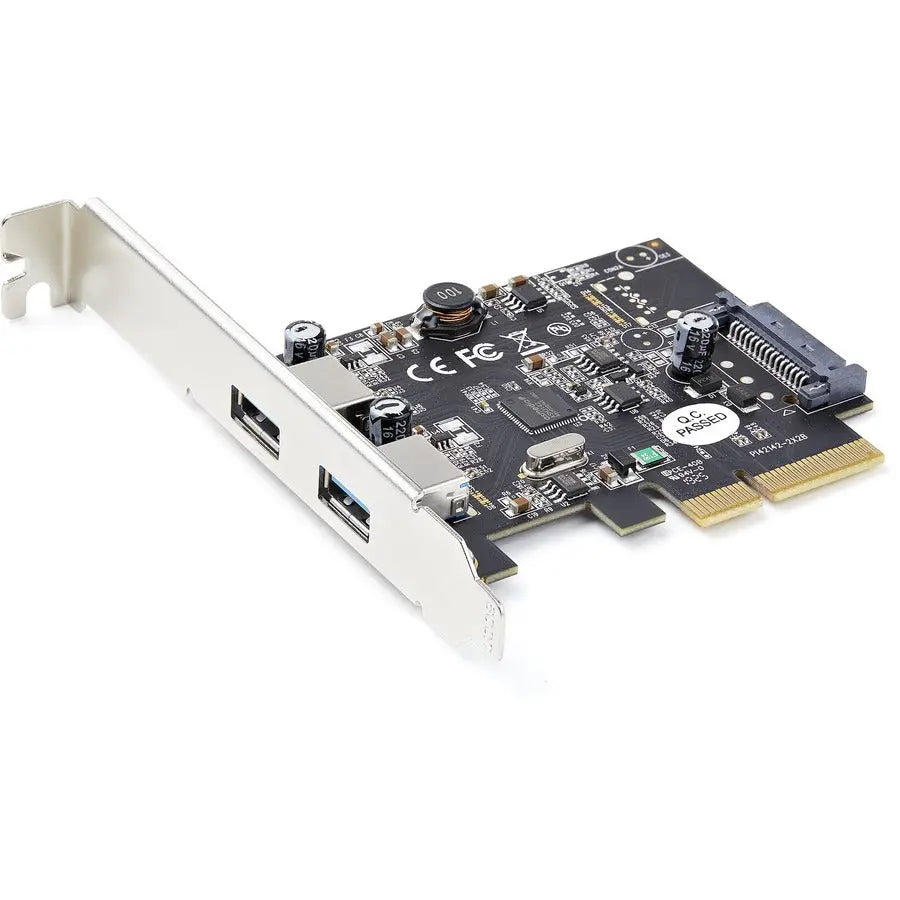 StarTech.com PEXUSB312A3 2-Port USB 3.2 Gen 2 PCIe Expansion Card with 10Gbps USB-A Ports