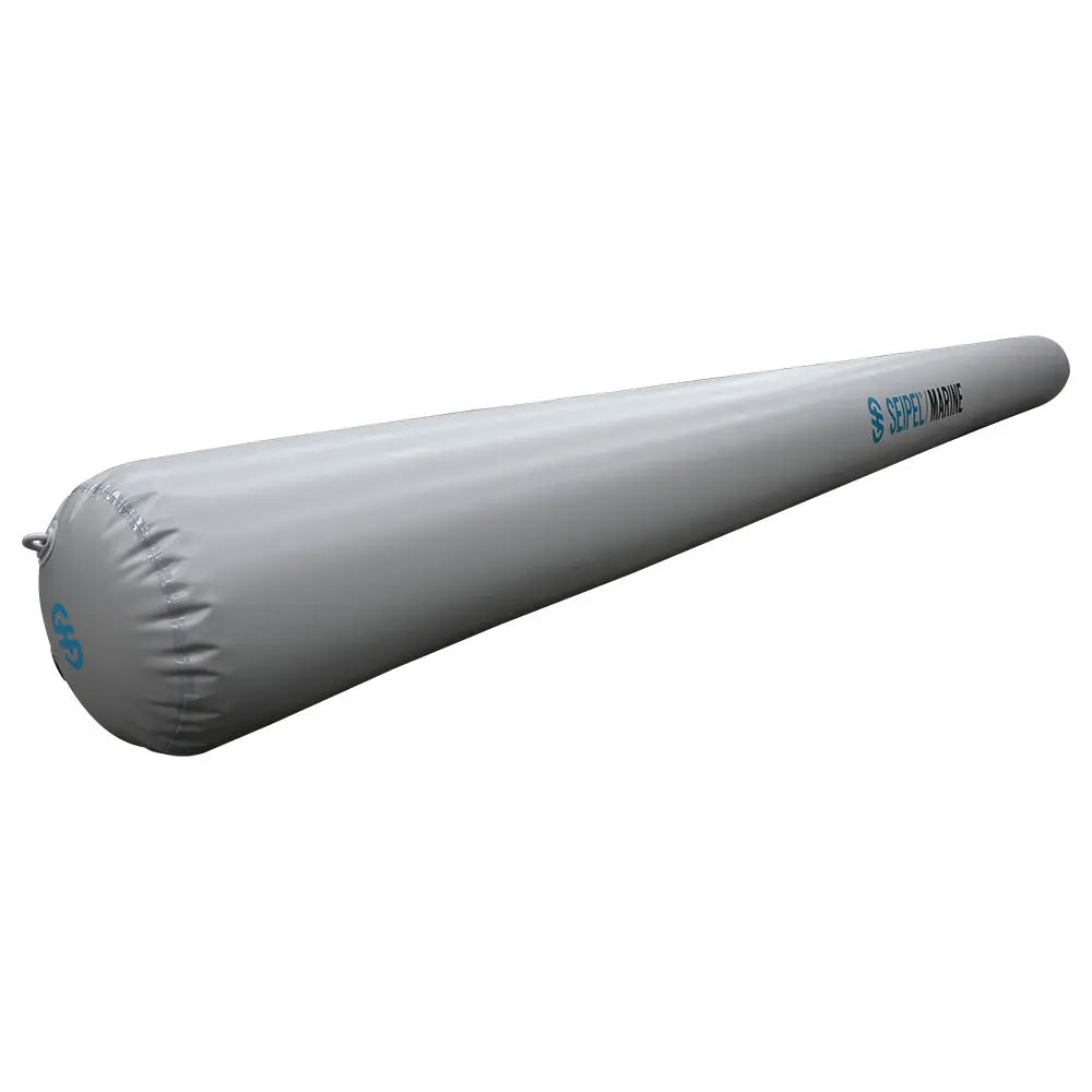 Seipel Marine 20' Inflatable Boat Bumper - Grey for Dock and Boat Protection