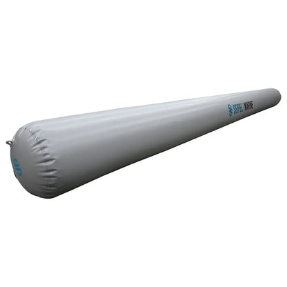 Seipel Marine 20' Inflatable Boat Bumper - Grey for Dock and Boat Protection