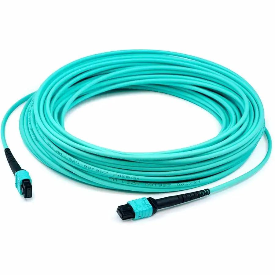 AddOn 5m MPO/UPC to MPO/UPC Aqua OM4 LSZH 12-Strand Fiber Patch Cable by ADDON