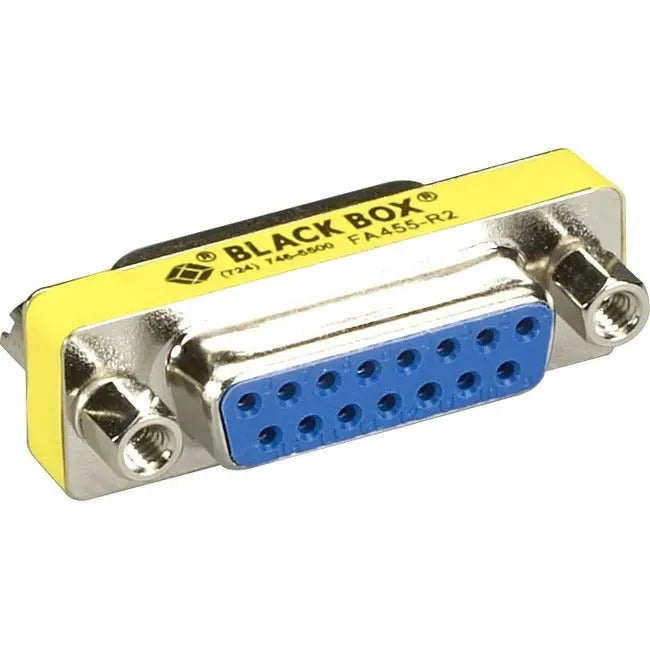 Black Box FA455-R2 DB15 Female to Female Gender Changer Data Transfer Adapter