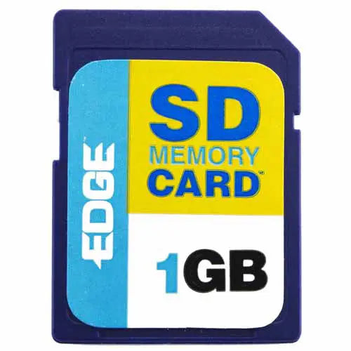 EDGE Tech 1GB Digital Media Secure Digital Card for Smartphones, Cameras, and More