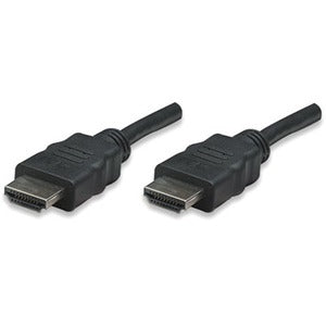 Manhattan HDMI Male to Male High Speed Shielded Cable, 25 ft. - Black
