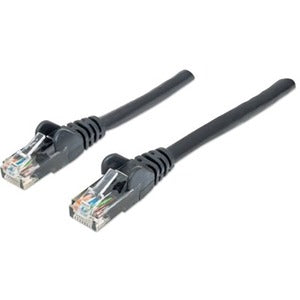 IC Intracom Cat6 Ethernet Cable - 10G, 250 MHz LAN Patch Cord, 1 Meter, Black